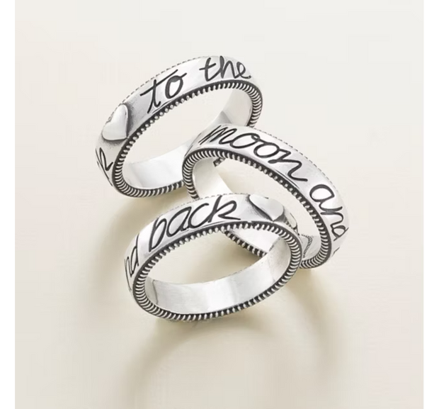 To the Moon and Back Ring