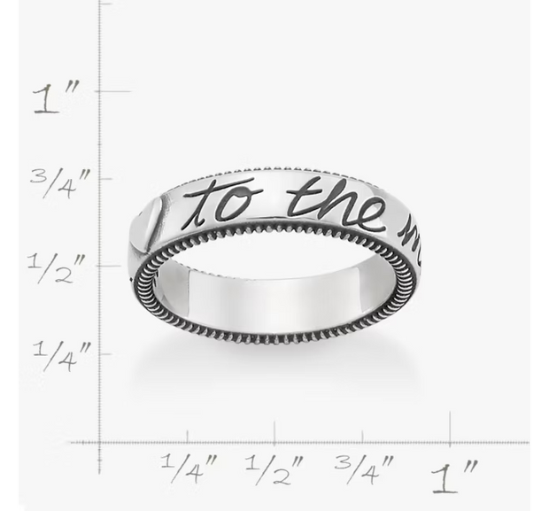 To the Moon and Back Ring