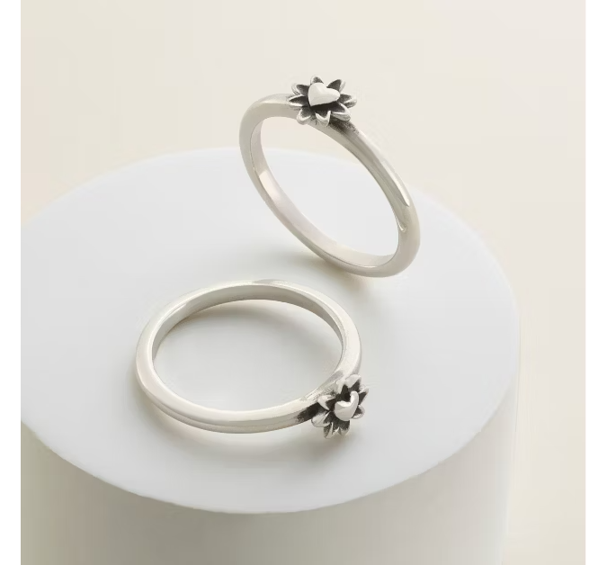 Blooming Heart Ring