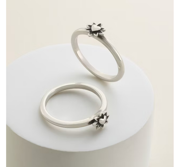 Blooming Heart Ring