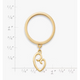 Delicate Mother's Love Charm Dangle Ring