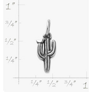 Saguaro Cactus with Bird Charm