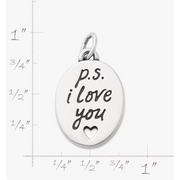 "P.S. I Love You" Charm