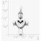 Centered in Love Cross Charm