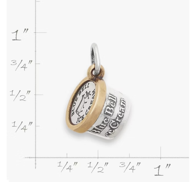 Blue Bell Ice Cream Charm