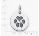 Heart Paw Pet Tag Charm