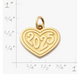 Heart Year Charm
