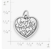 "Soulmates" Heart Charm
