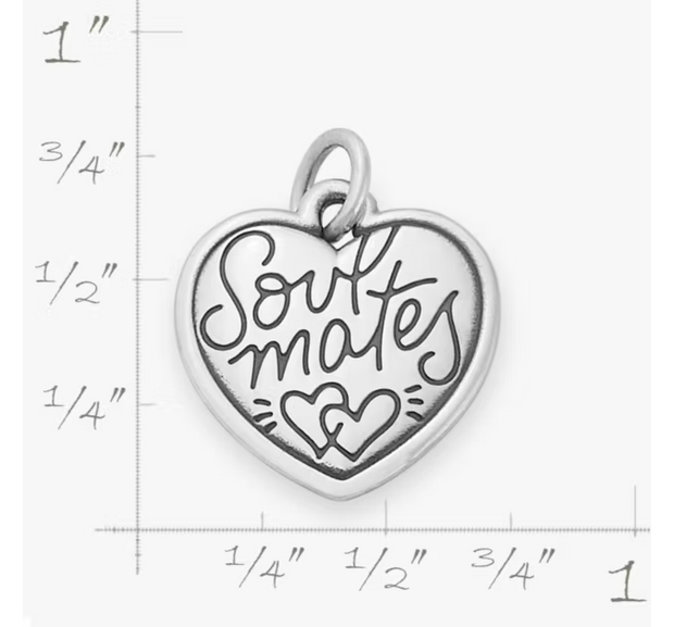 "Soulmates" Heart Charm