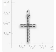 Petite Elegant Cross Charm