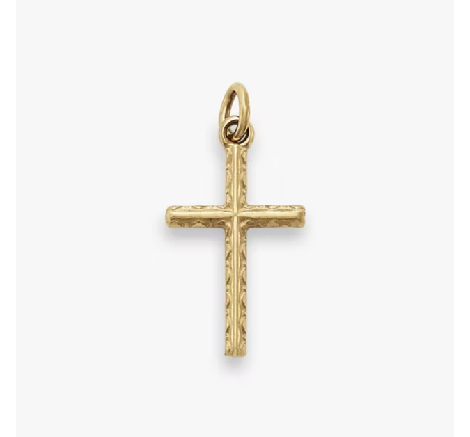 Petite Elegant Cross Charm