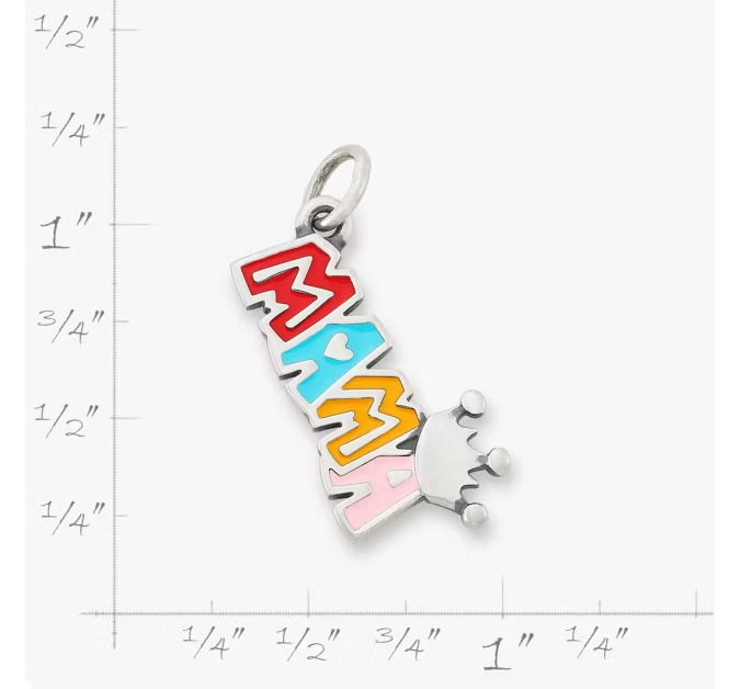 Enamel Mama Rules Charm