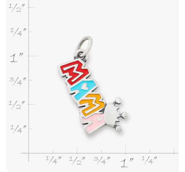 Enamel Mama Rules Charm