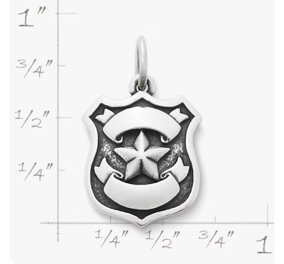 Law Enforcement Badge Charm