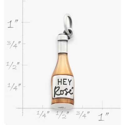 Enamel Hey Rose Charm