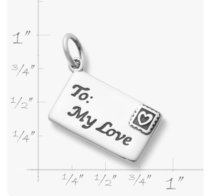 Enamel Love Letter Charm