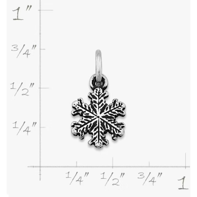 Aspen Snow Crystal Charm