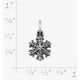 Aspen Snow Crystal Charm
