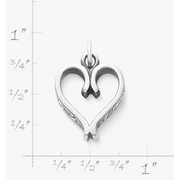 Forever and Always Heart Charm