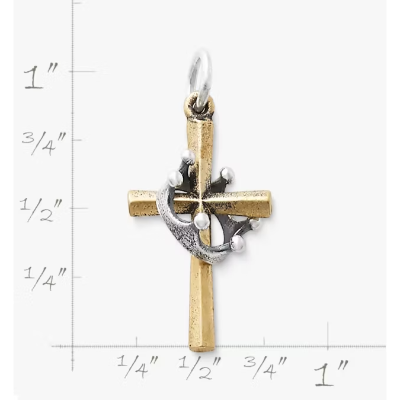 Christ the King Cross Charm