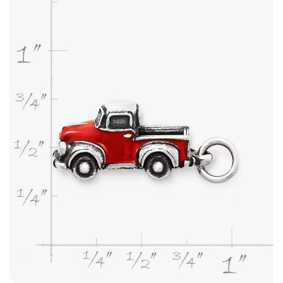 Enamel Vintage Truck Charm