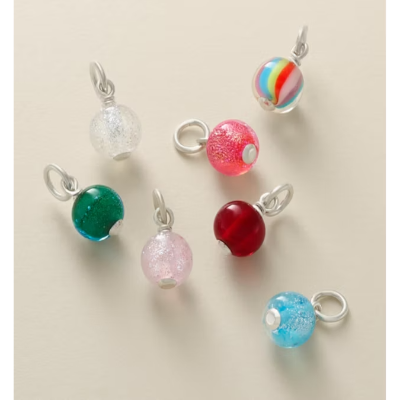 Mini Art Glass Bead Charm