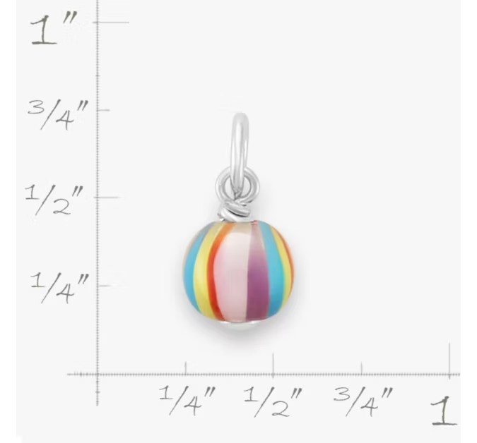 Mini Art Glass Bead Charm