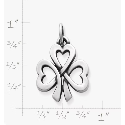 Shamrock of Hearts Charm