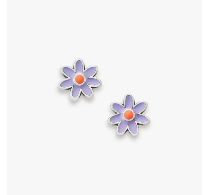 Enamel Mini Flower Studs