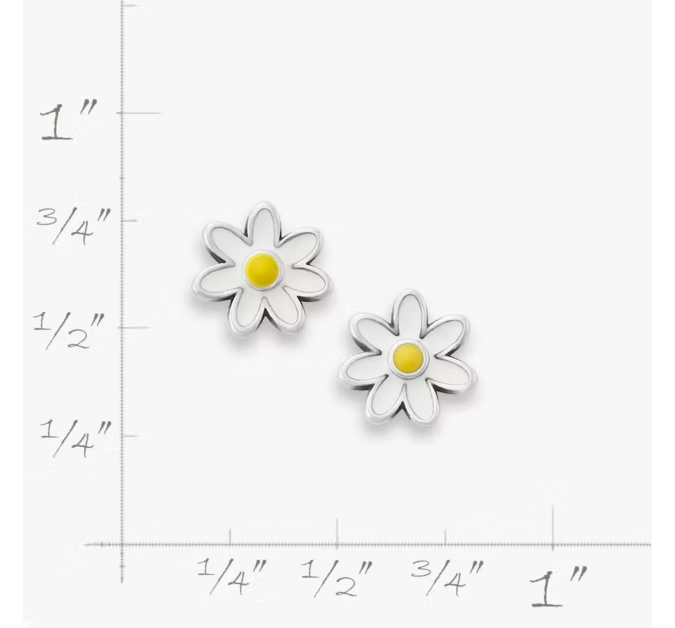 Enamel Mini Flower Studs