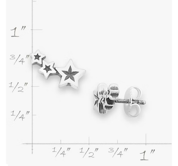 Twinkling Stars Ear Climbers