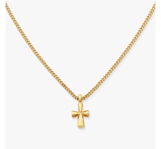 Petite Latin Cross Necklace
