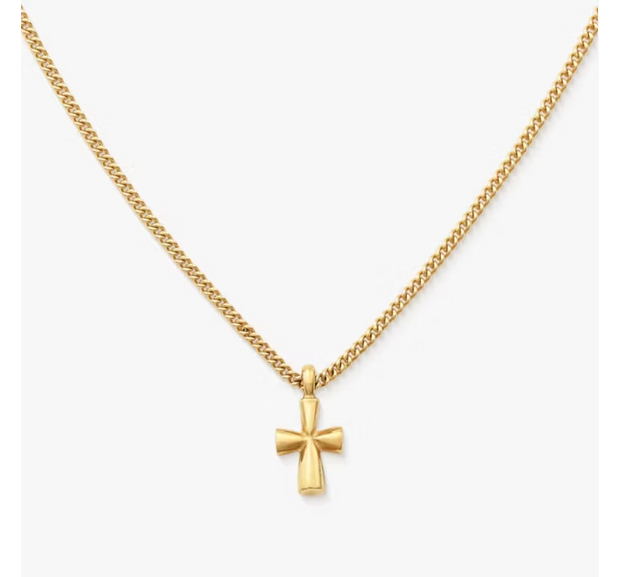 Petite Latin Cross Necklace