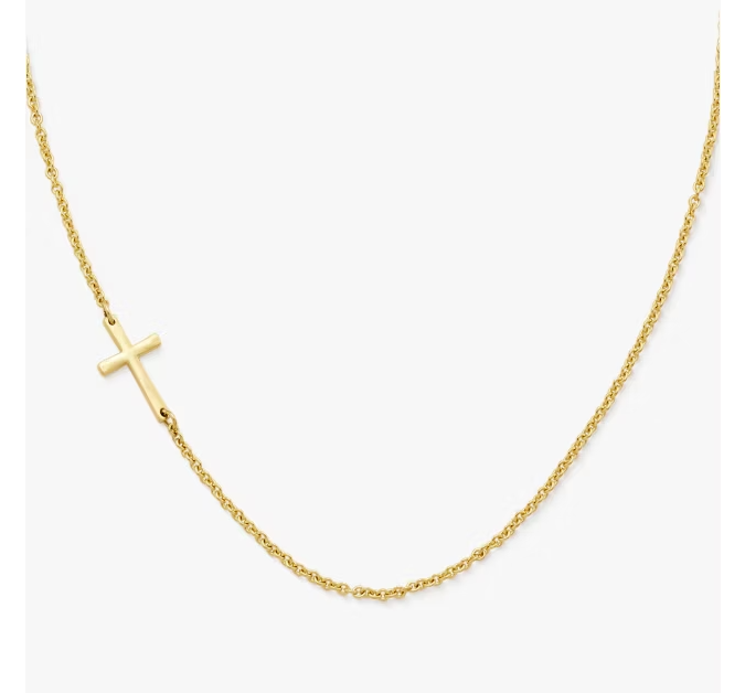 Horizon Cross Necklace