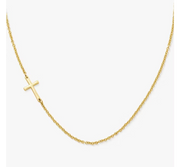 Horizon Cross Necklace