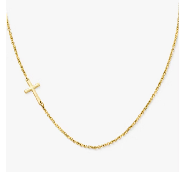 Horizon Cross Necklace