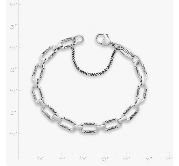 Ornate Links Charm Bracelet