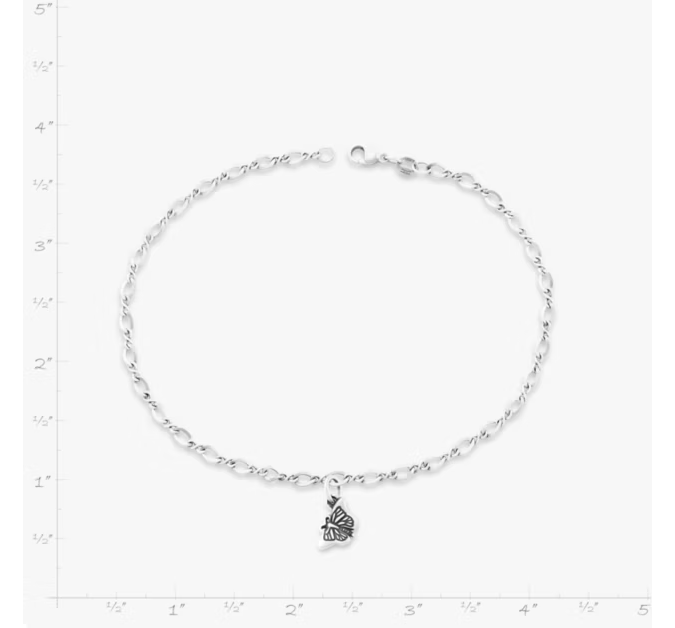 Mini Monarch Butterfly Anklet
