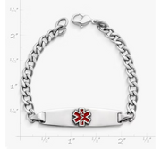 Enameled Medical Alert Bracelet