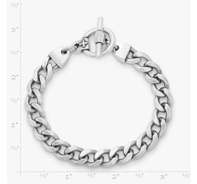 Strength in Faith Curb Link Bracelet
