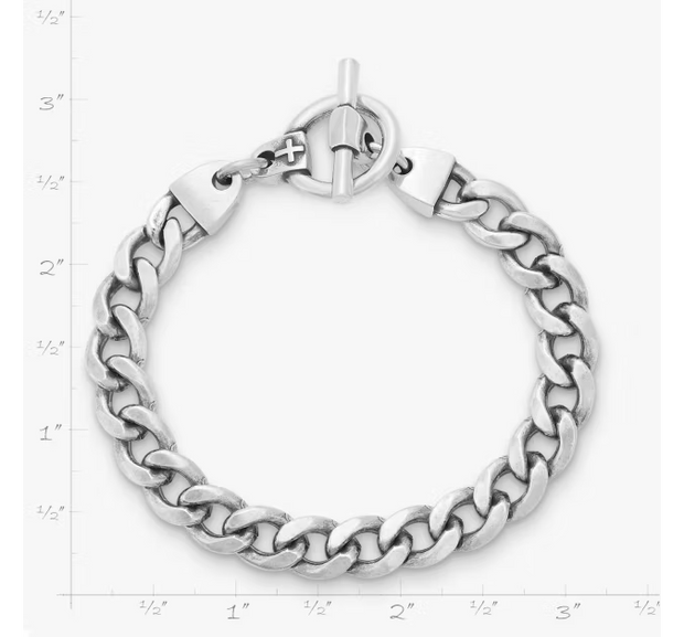 Strength in Faith Curb Link Bracelet