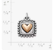 Radiant Heart Charm