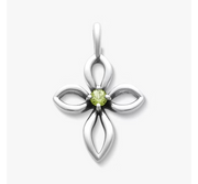 Avery Remembrance Birthstone Cross Pendant