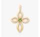 Avery Remembrance Birthstone Cross Pendant