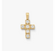 Petite Latin Cross Pendant with Diamonds