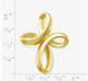 Eternal Ribbon Cross Pendant
