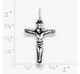 Chiseled Crucifix Pendant