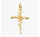 Rosebud Cross Pendant