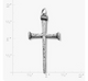 Nail Cross Pendant