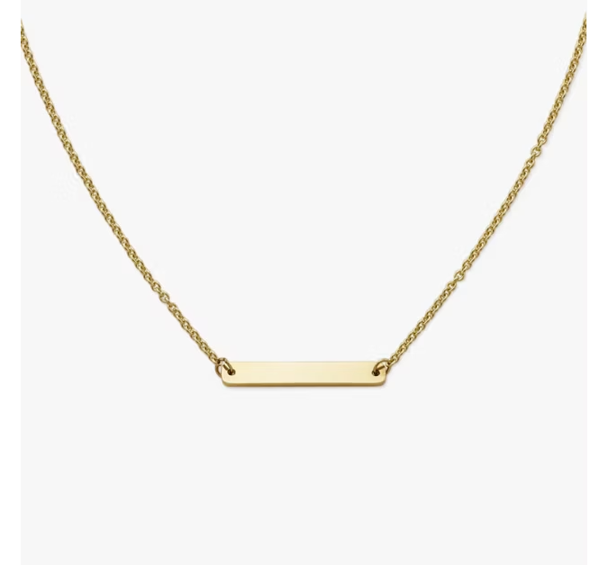 Petite Engravable Horizon Necklace